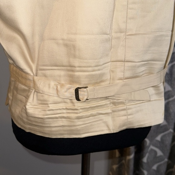 Polo Ralph Lauren Vintage Linen/ Cotton Blend Vest SZ Large - Picture 5 of 9